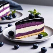 Blueberry Cheesecake Slice
