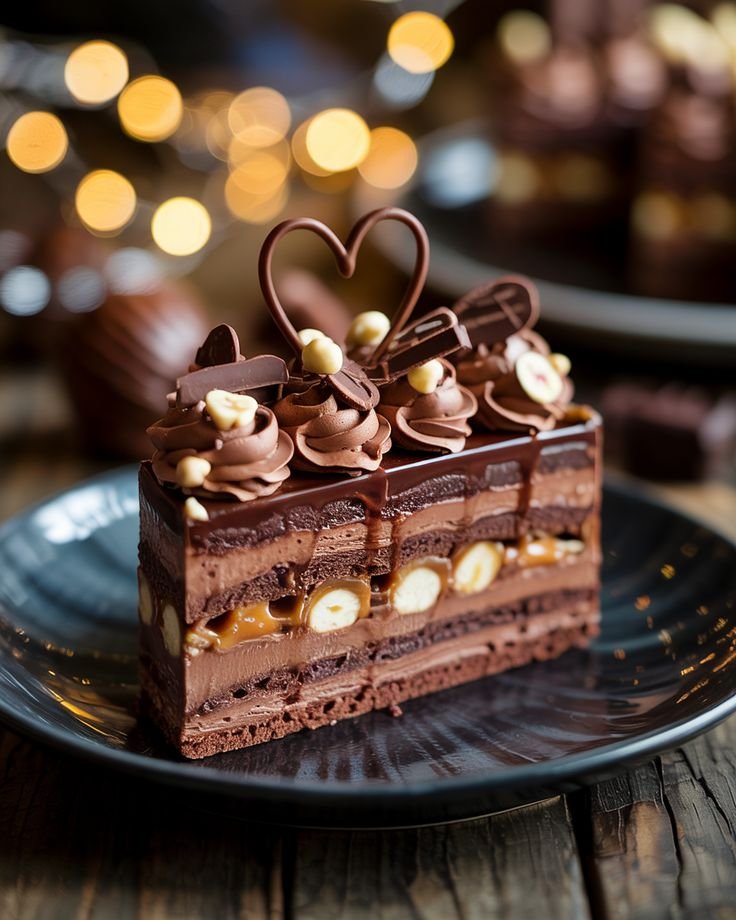 Hazelnut Nutella Slice