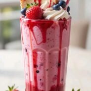 Strawberry Lotus Biscoff Shake